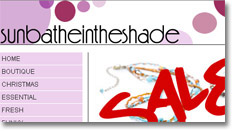 sunbathe in the shade